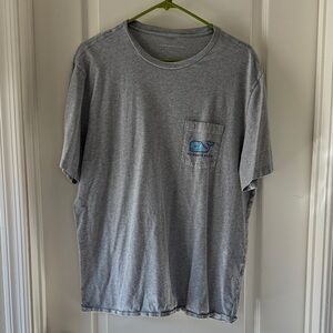 Vineyard Vines Men's Heather Gray Short Sleeve Tee / M1